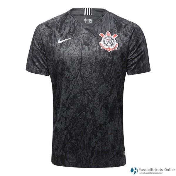 Corinthians Paulista Trikot Auswarts 2018-19 Schwarz Fussballtrikots Günstig